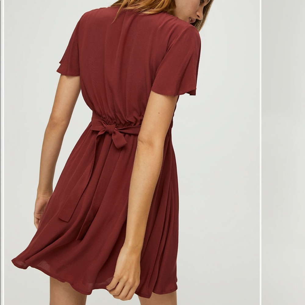 Aritzia Sunday Best Flutter Mini Dress